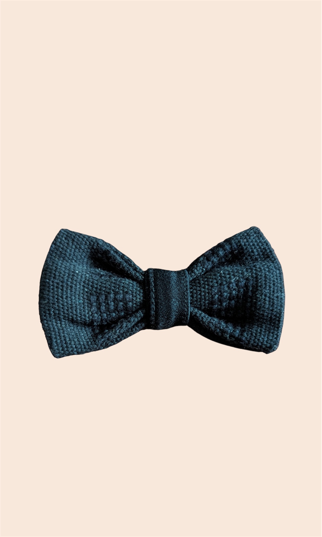 Nœud papillon bleu pour mariage made in france en kente