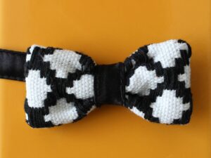 nœud papillon noir et blanc