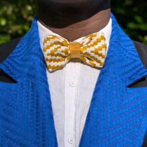 Nœud Papillon Kente Doré – Goldy