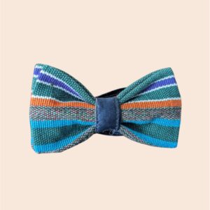 Nœud Papillon Kente Turquoise – Turquoise Rainbow