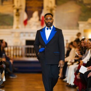 Costume croisé Bleu Royal