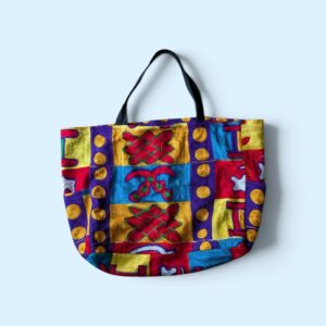 Sac en Kente XXL Rainbow