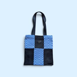 Sac Kente Noir et Bleu - Blue Ocean
