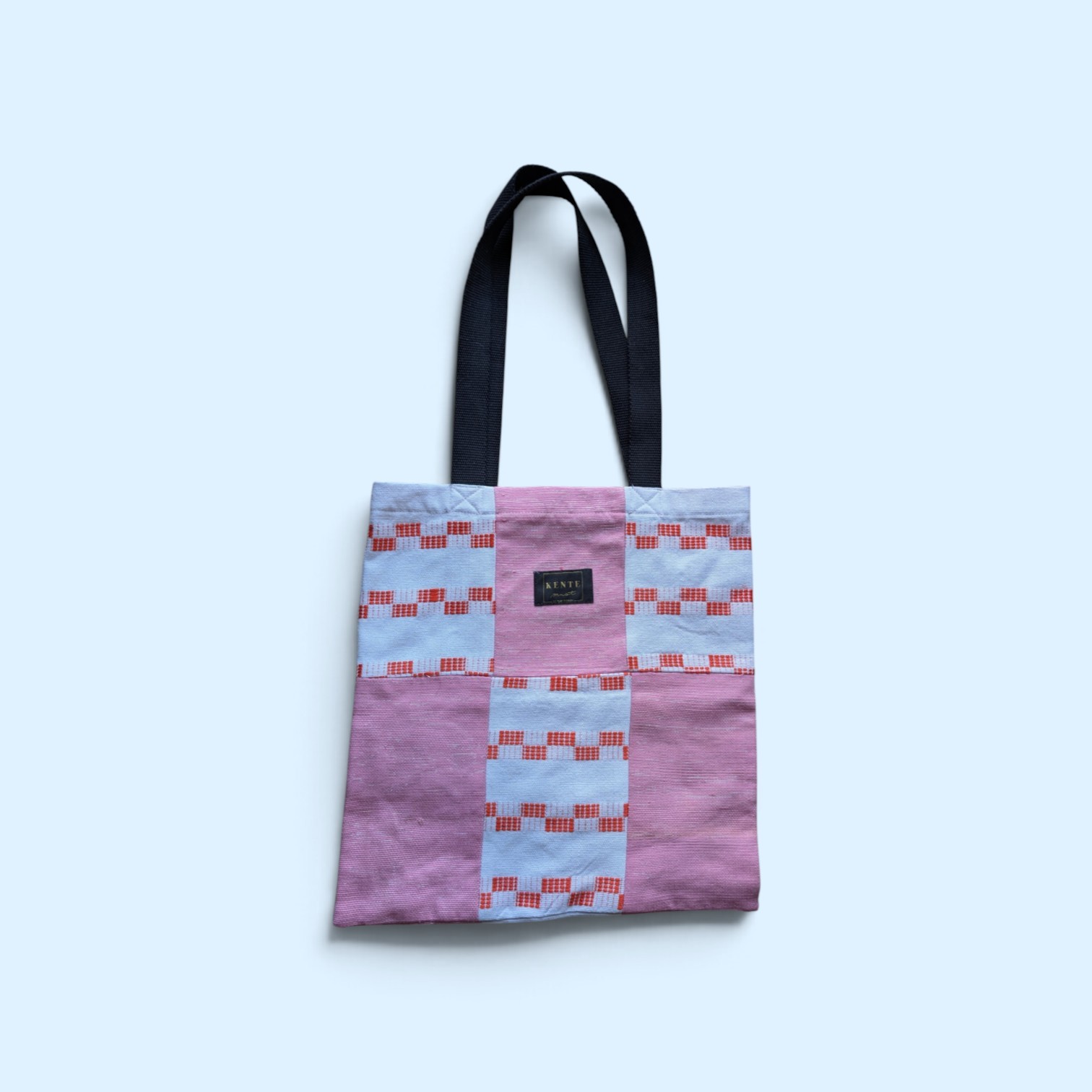 Yendi - kentemust - sac rose et orange en kente et soie